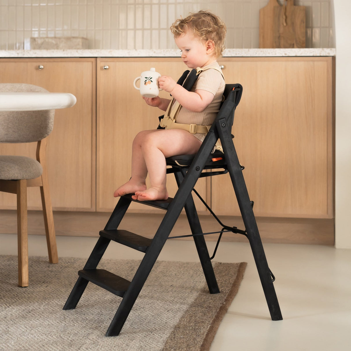 KAOS Charcoal Black KLAPP® Jr. Harness & Cushion Set