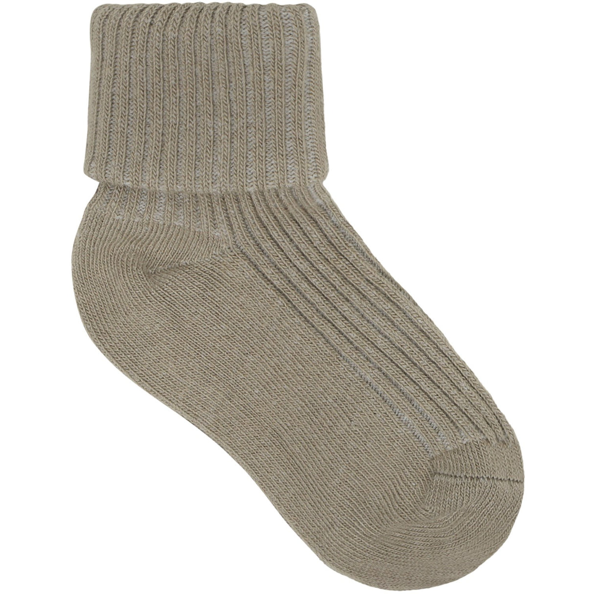 Minymo Willam Gray Baby 2X2 Rib Sock 3-Pack