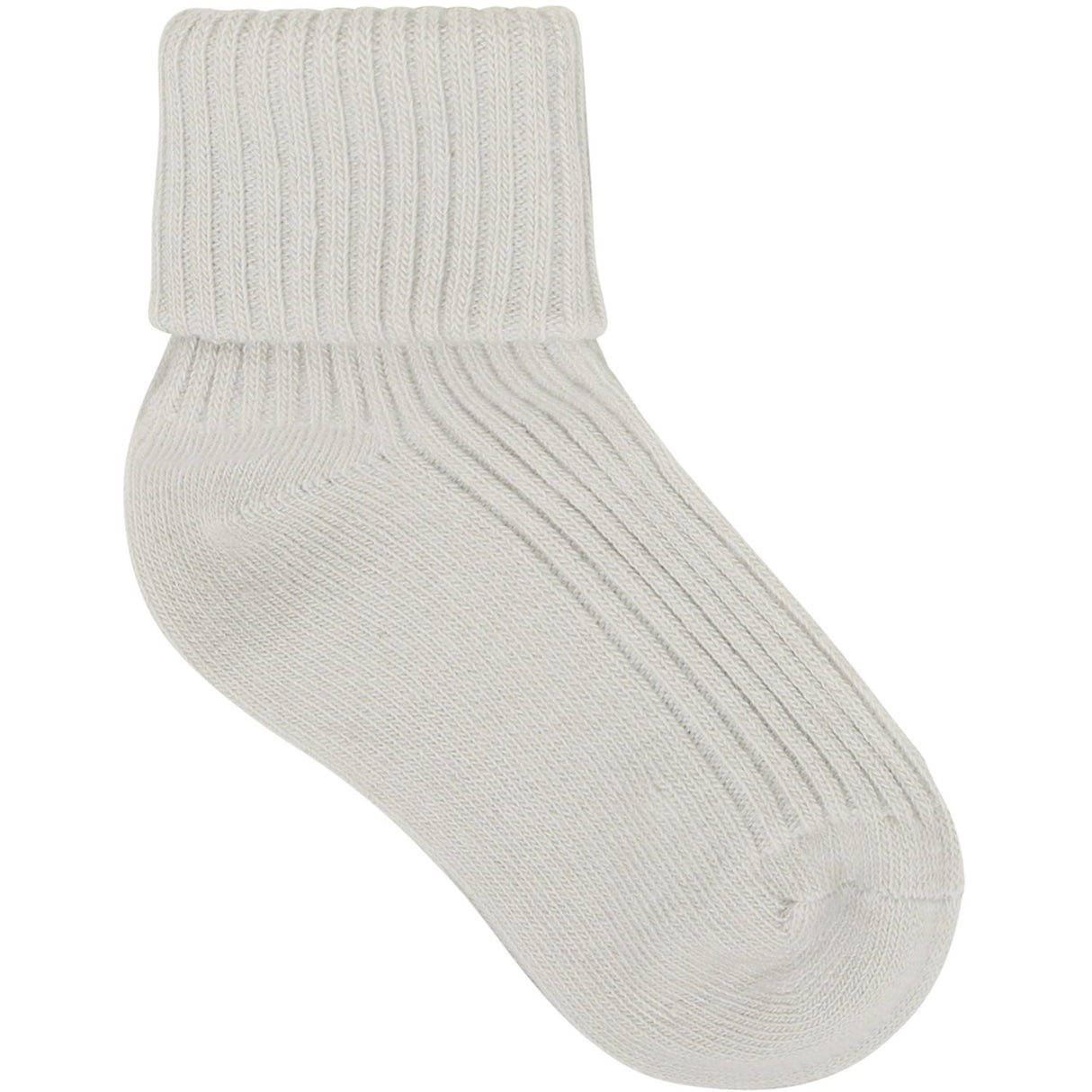Minymo Willam Gray Baby 2X2 Rib Sock 3-Pack