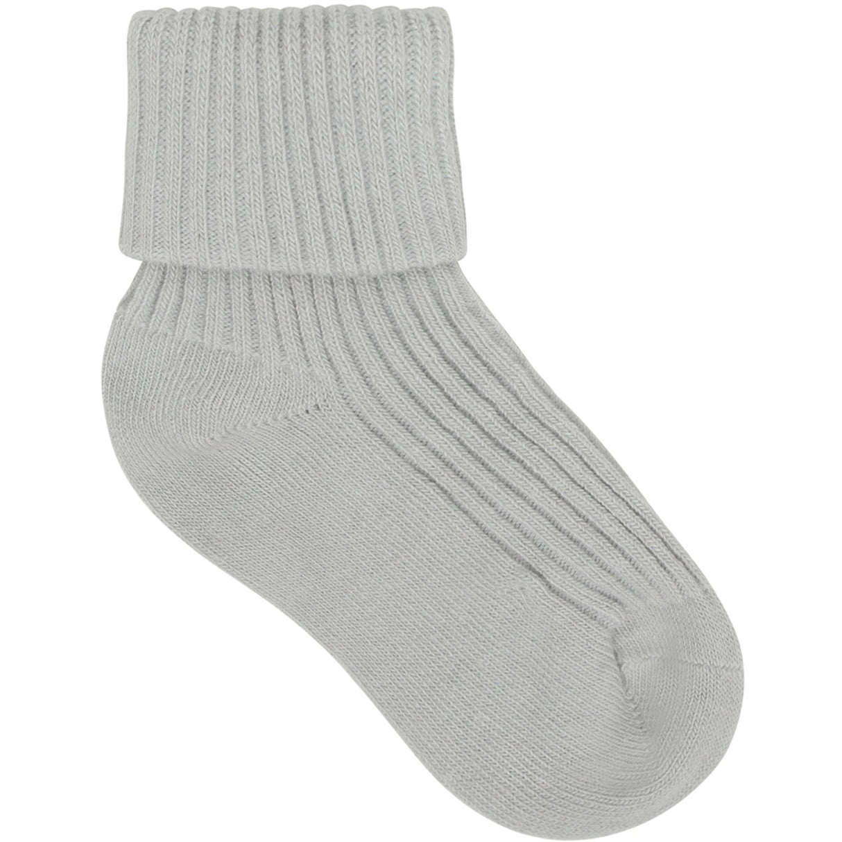 Minymo Willam Gray Baby 2X2 Rib Sock 3-Pack