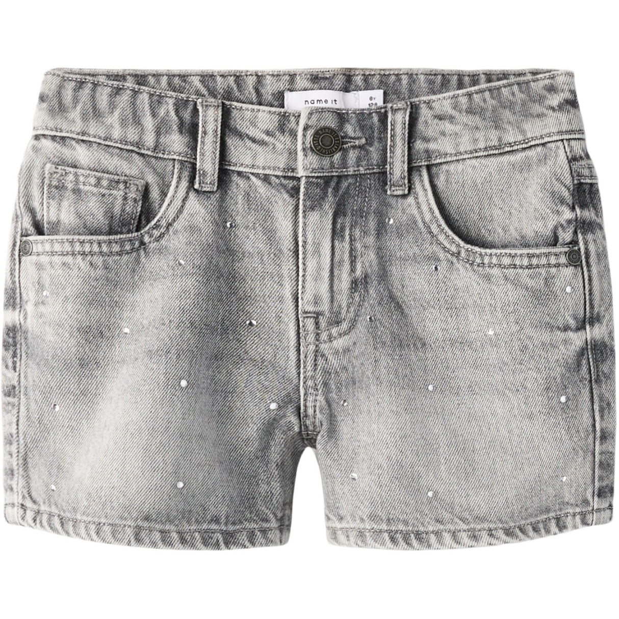 Name It Light Grey Denim Nkfrose Rhine Dnm Shorts 6042-Ac Noos