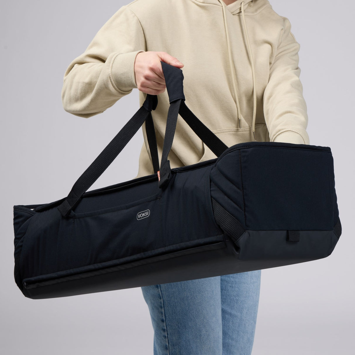 Voksi® Black Leaf Carry Me Including Sun Canopy And Mosquito Net Bundle