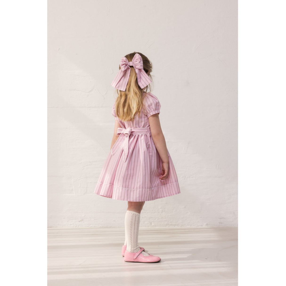MarMar Smooth Cotton Bonbon Pink Stripes Darcel Dress