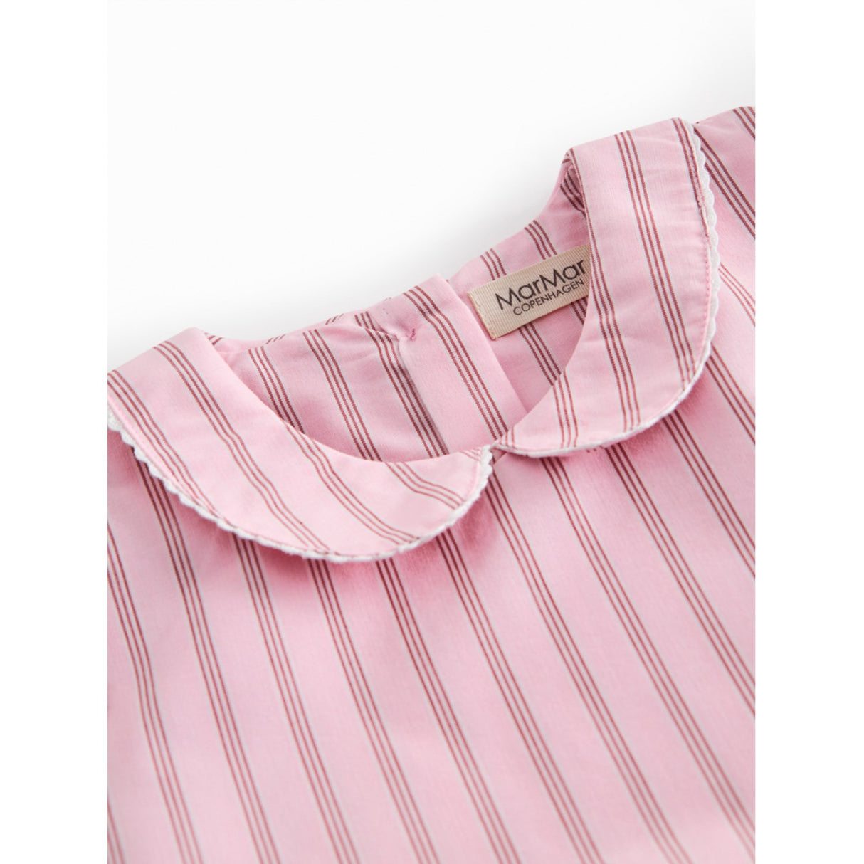MarMar Smooth Cotton Bonbon Pink Stripes Darcel Dress
