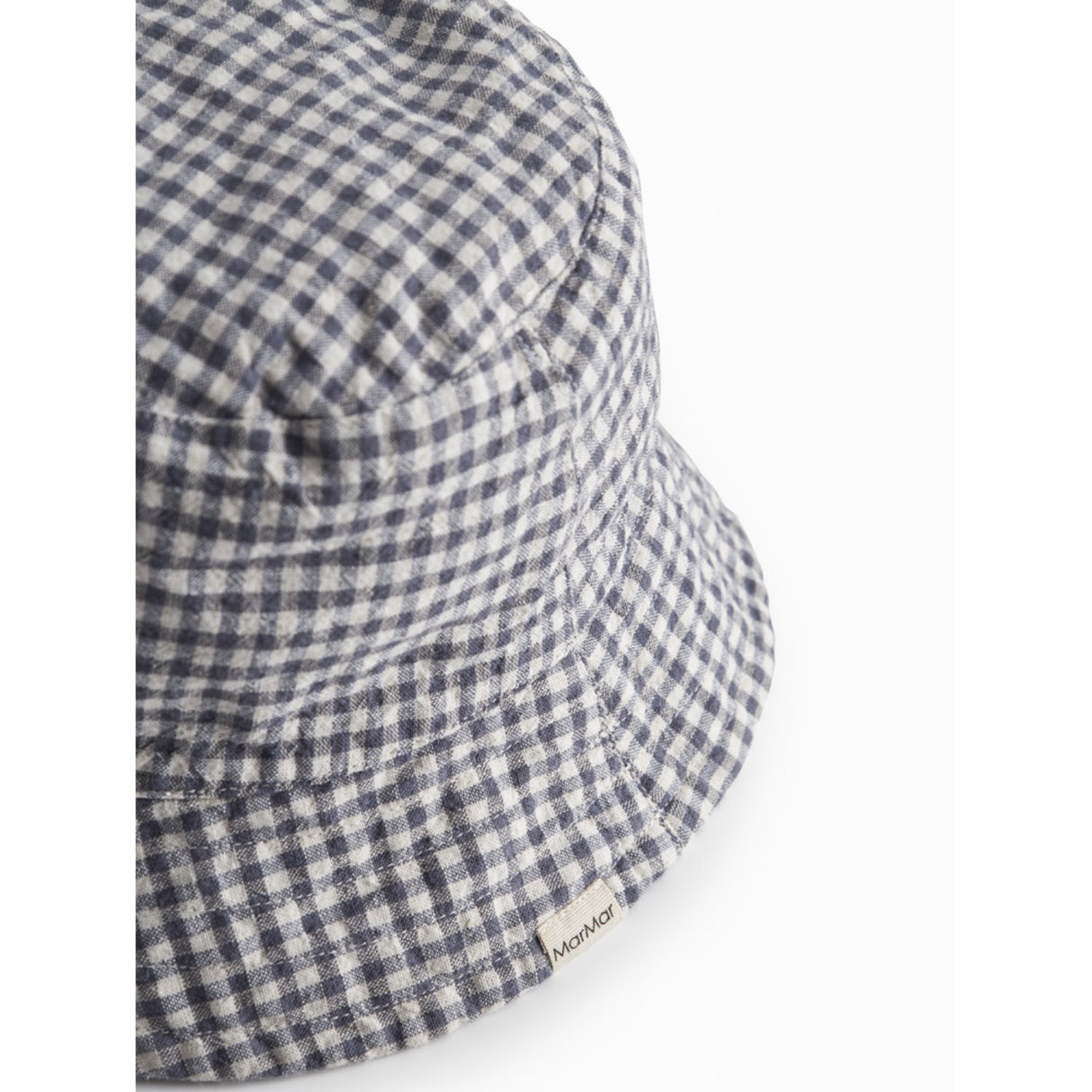 MarMar Cotton Linen Marine Check Arida Hat