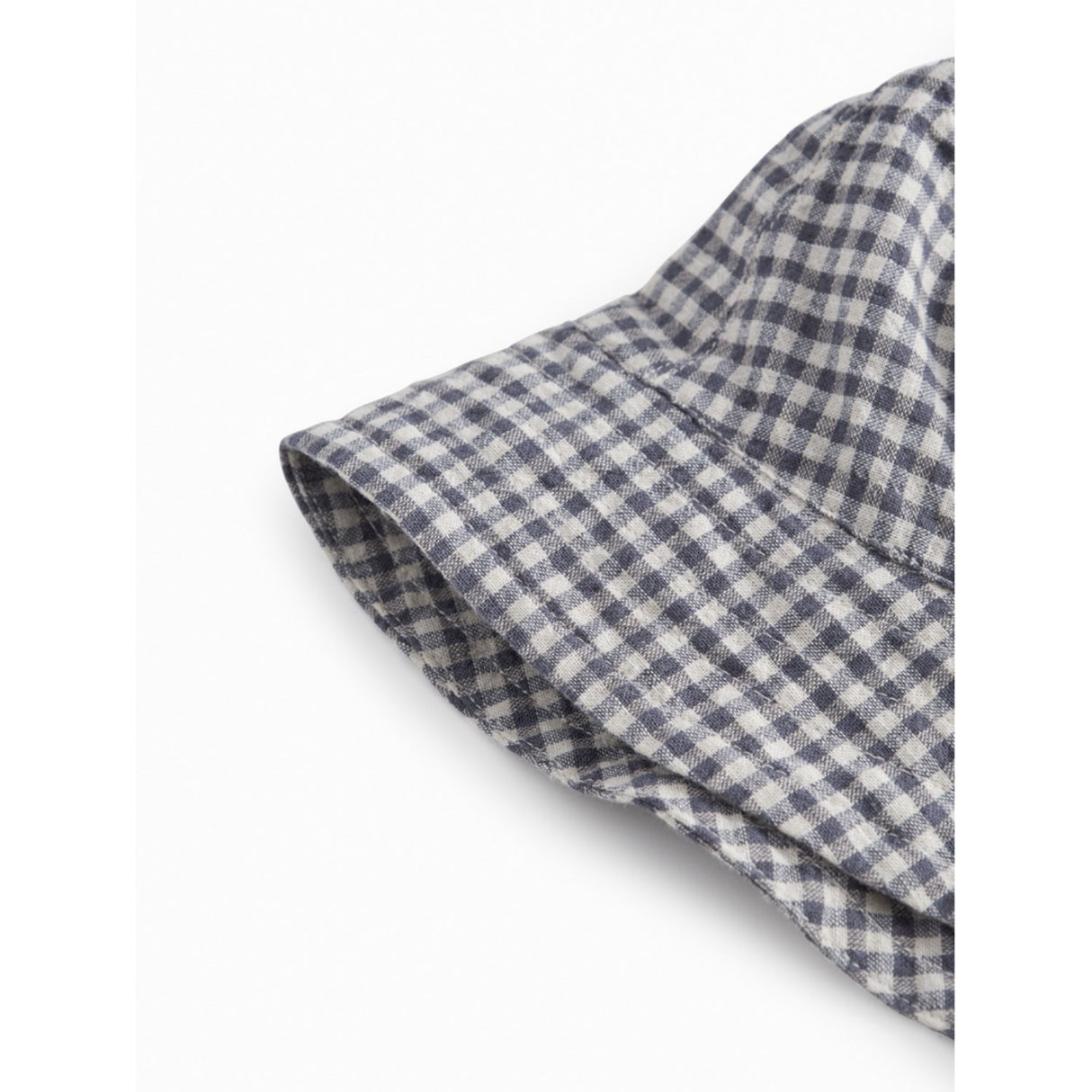 MarMar Cotton Linen Marine Check Arida Hat