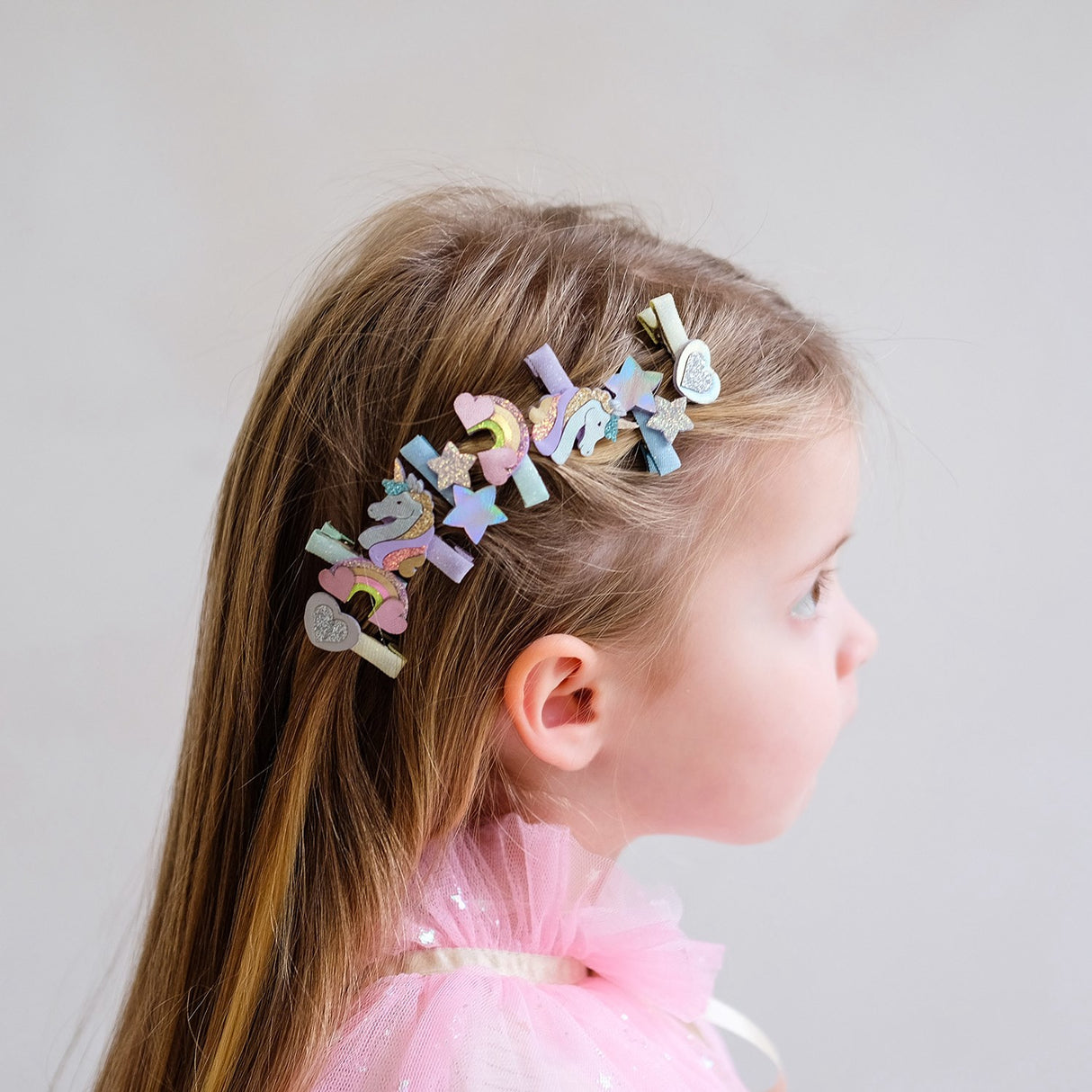 Mimi & Lula 8 Hårclips - Mini Dreamy My Little Unicorn