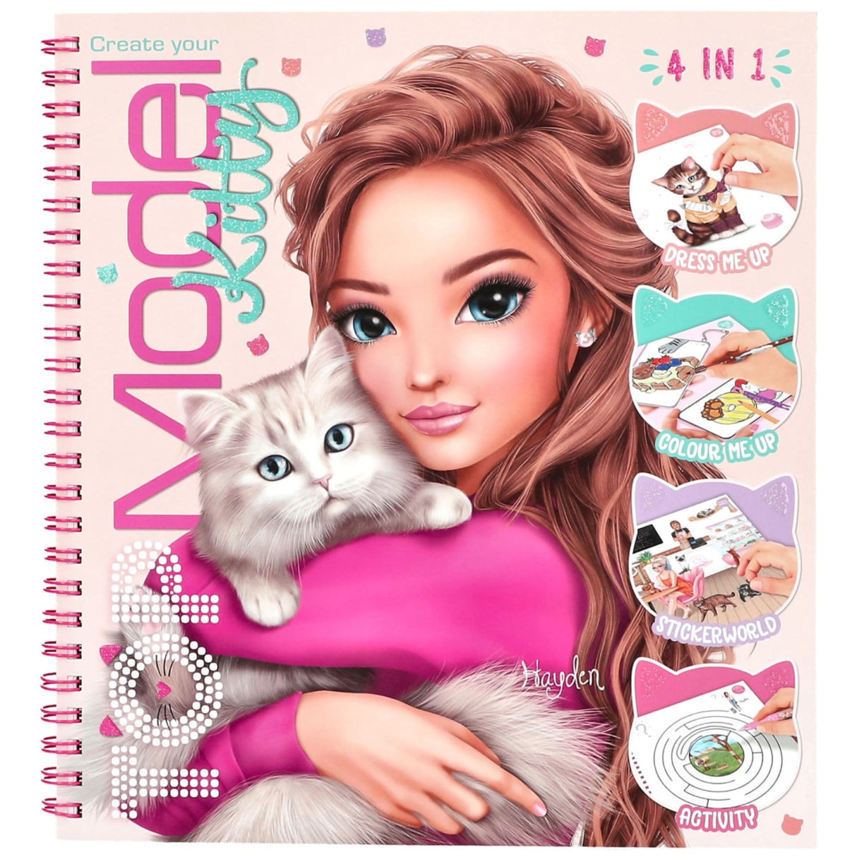 TOPModel Kitty Colouring Book