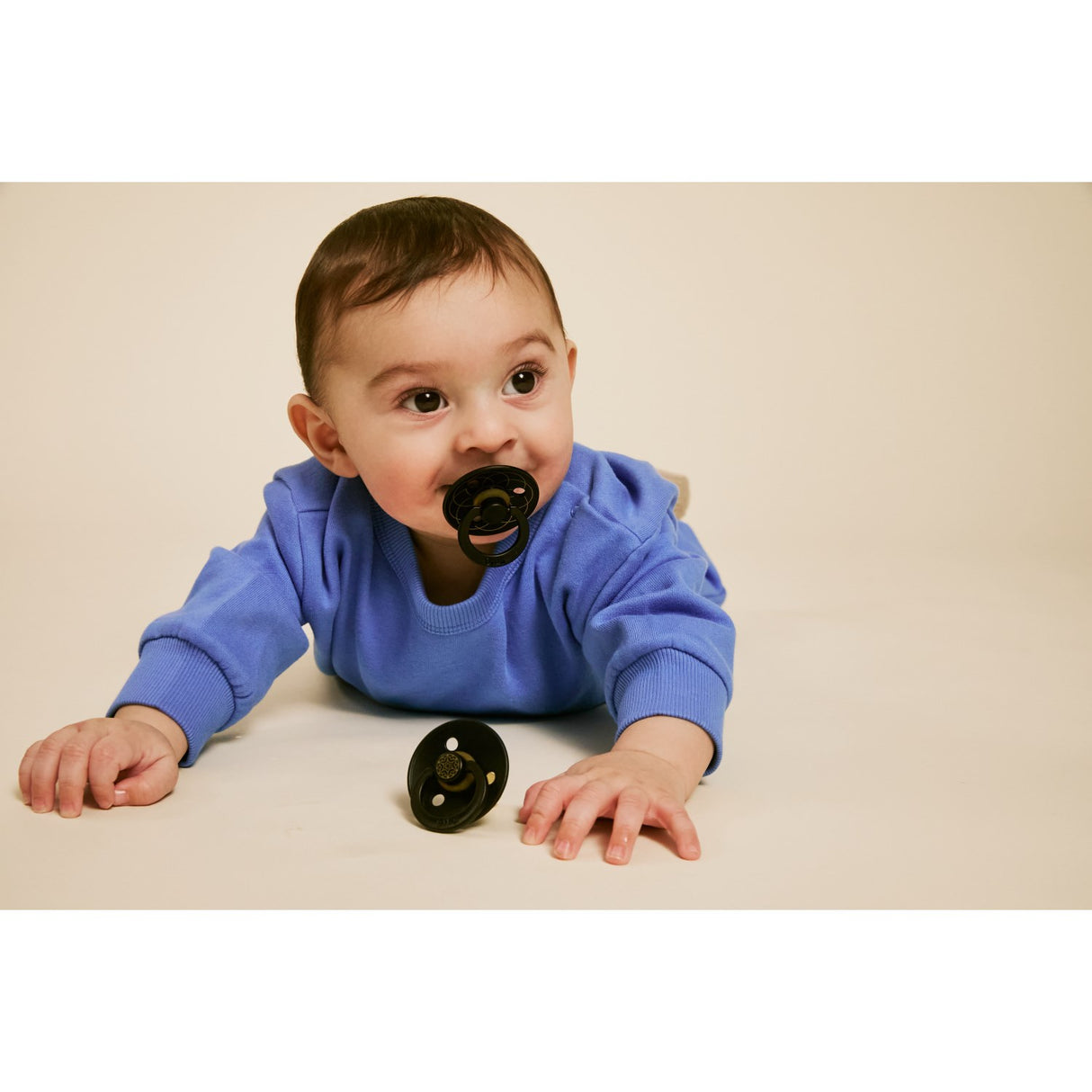 Bibs Ivory Gold Black Gold Pacifier Studio Colour 4 Pack Noor & Layl Latex