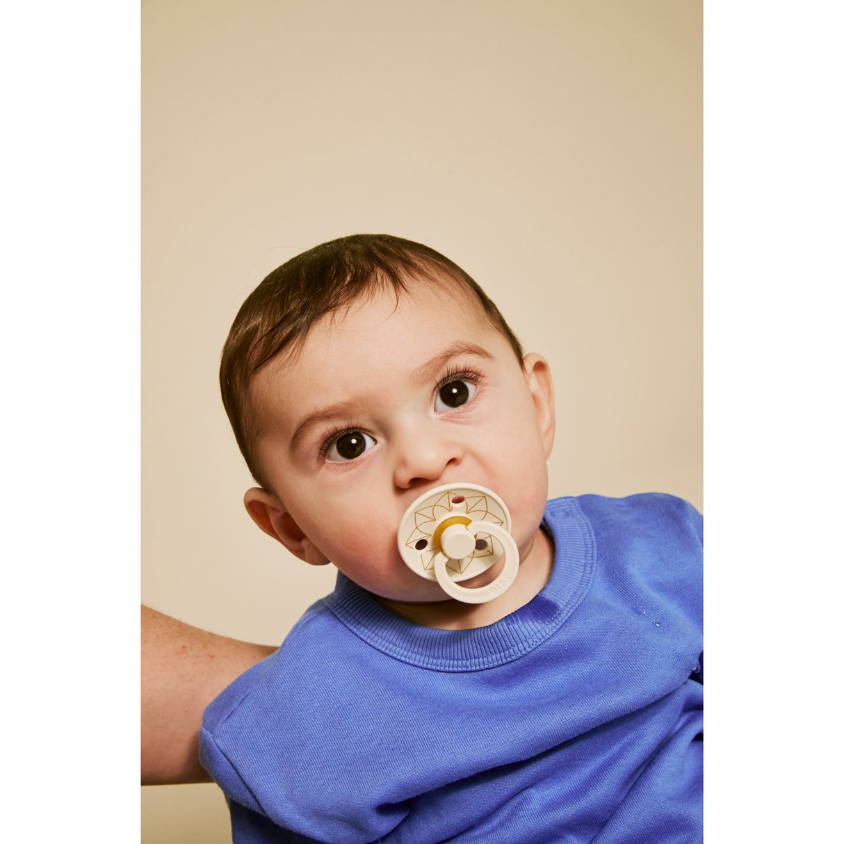 Bibs Ivory Gold Pacifier Studio Colour 2 Pack Noor Latex