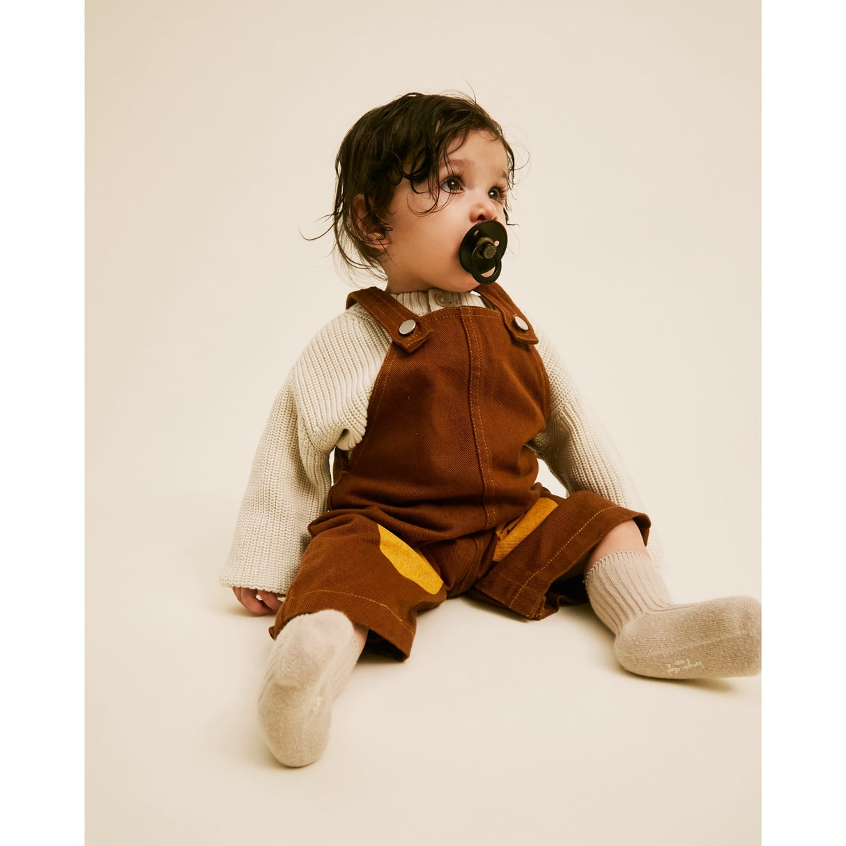 Bibs Ivory Gold Black Gold Pacifier Studio Colour 4 Pack Noor & Layl Latex