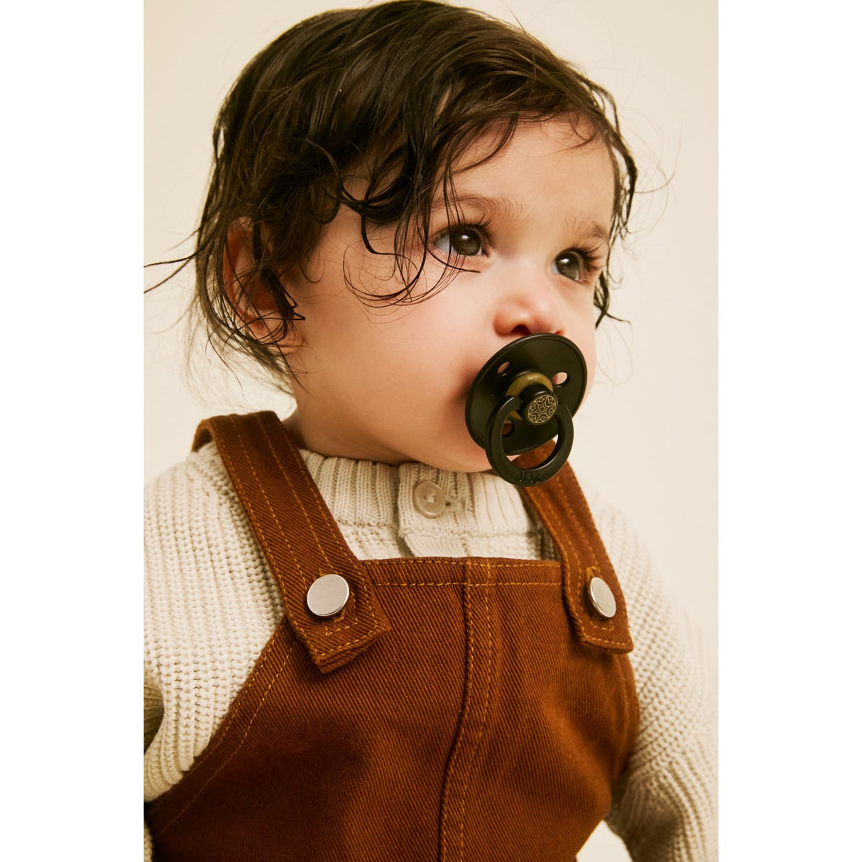 Bibs Ivory Gold Black Gold Pacifier Studio Colour 4 Pack Noor & Layl Latex