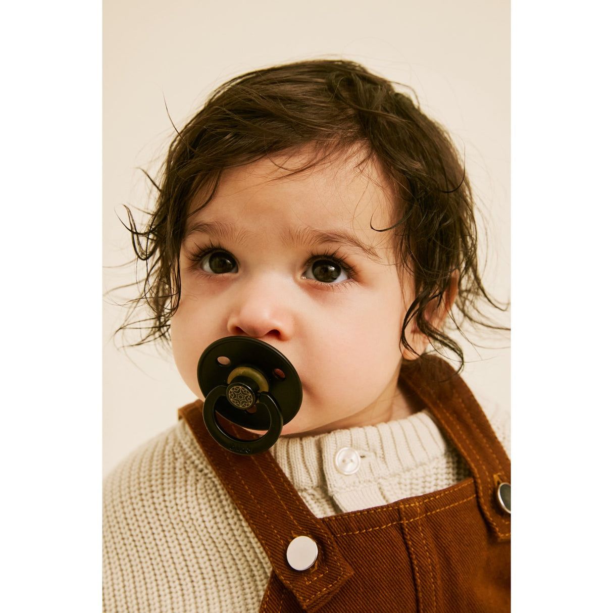 Bibs Ivory Gold Black Gold Pacifier Studio Colour 4 Pack Noor & Layl Latex