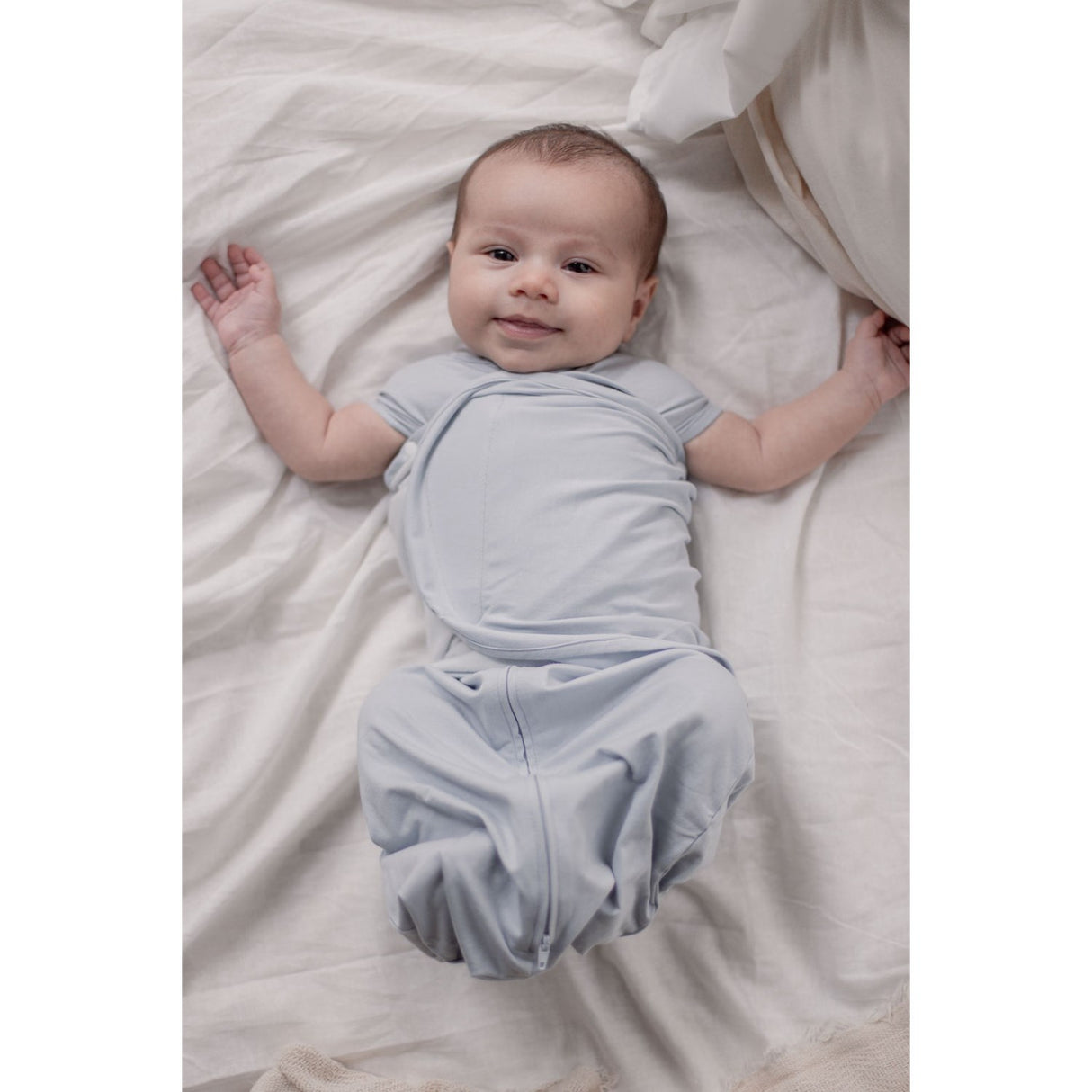 Noheli Light Blue 3-i-1 Swaddle