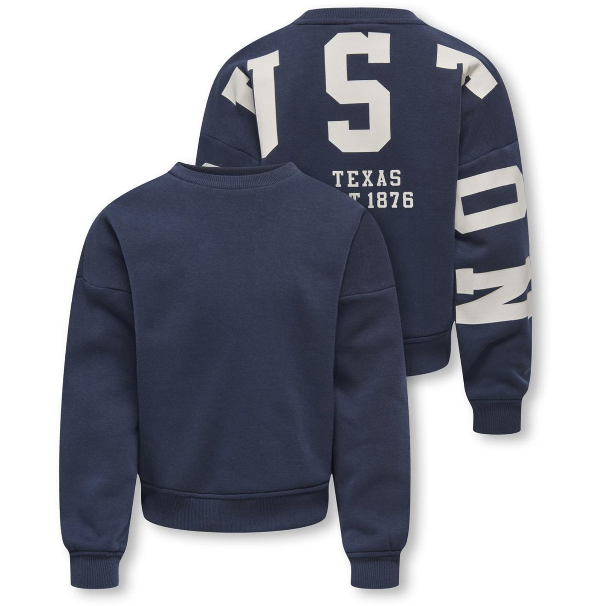 kids ONLY Night Sky Birch/Houston Kogsweat L/S Back/Sleeve Print Swt Noos