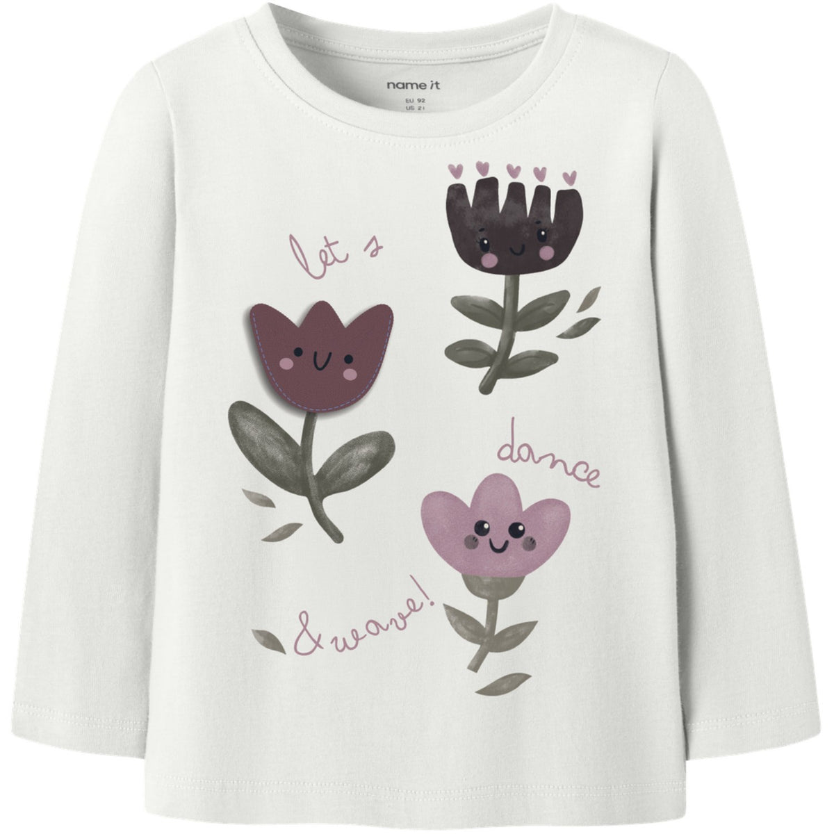 Name It Cloud Dancer Nmfonelia Ls Top Box
