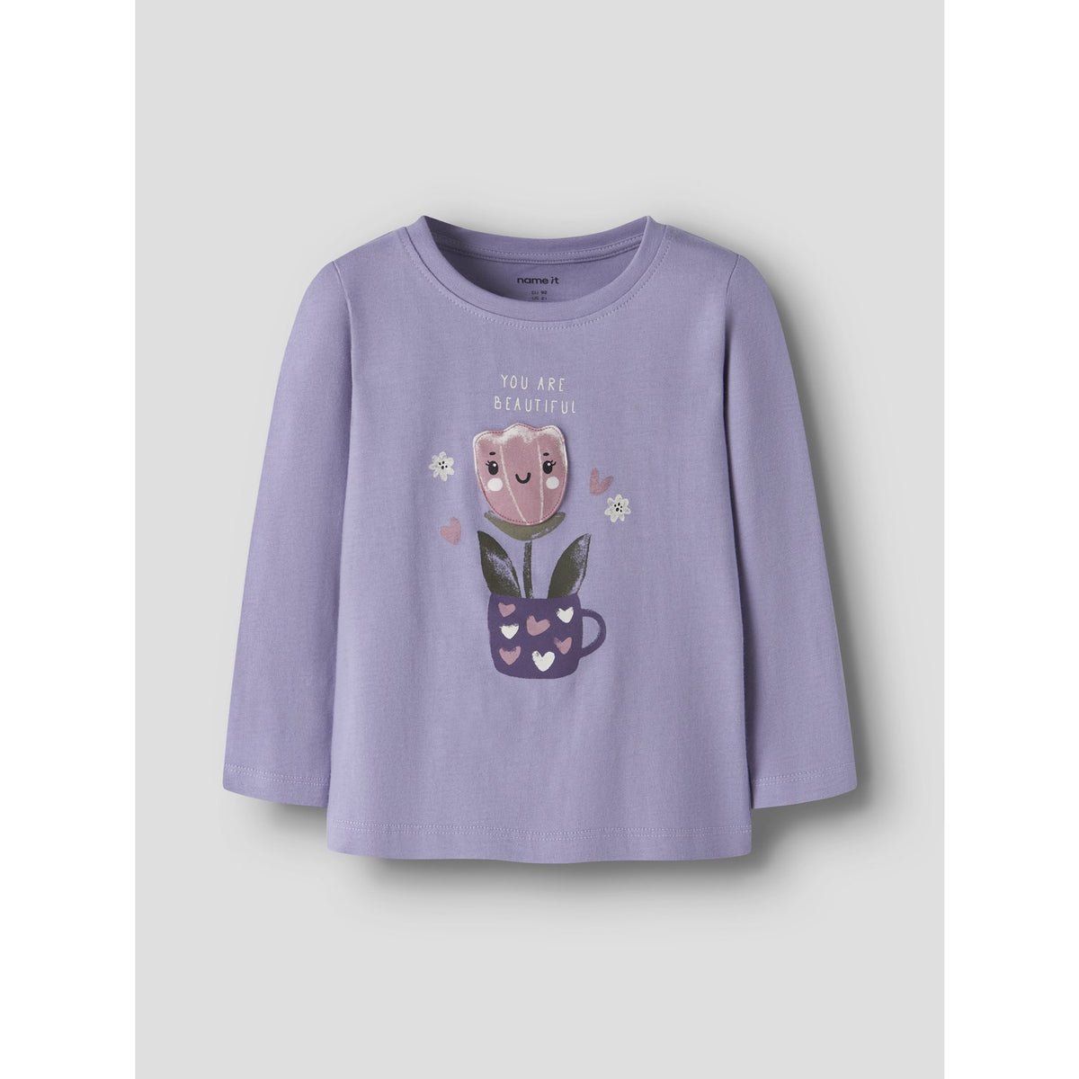 Name It Heirloom Lilac Nmfonelia Ls Top Box