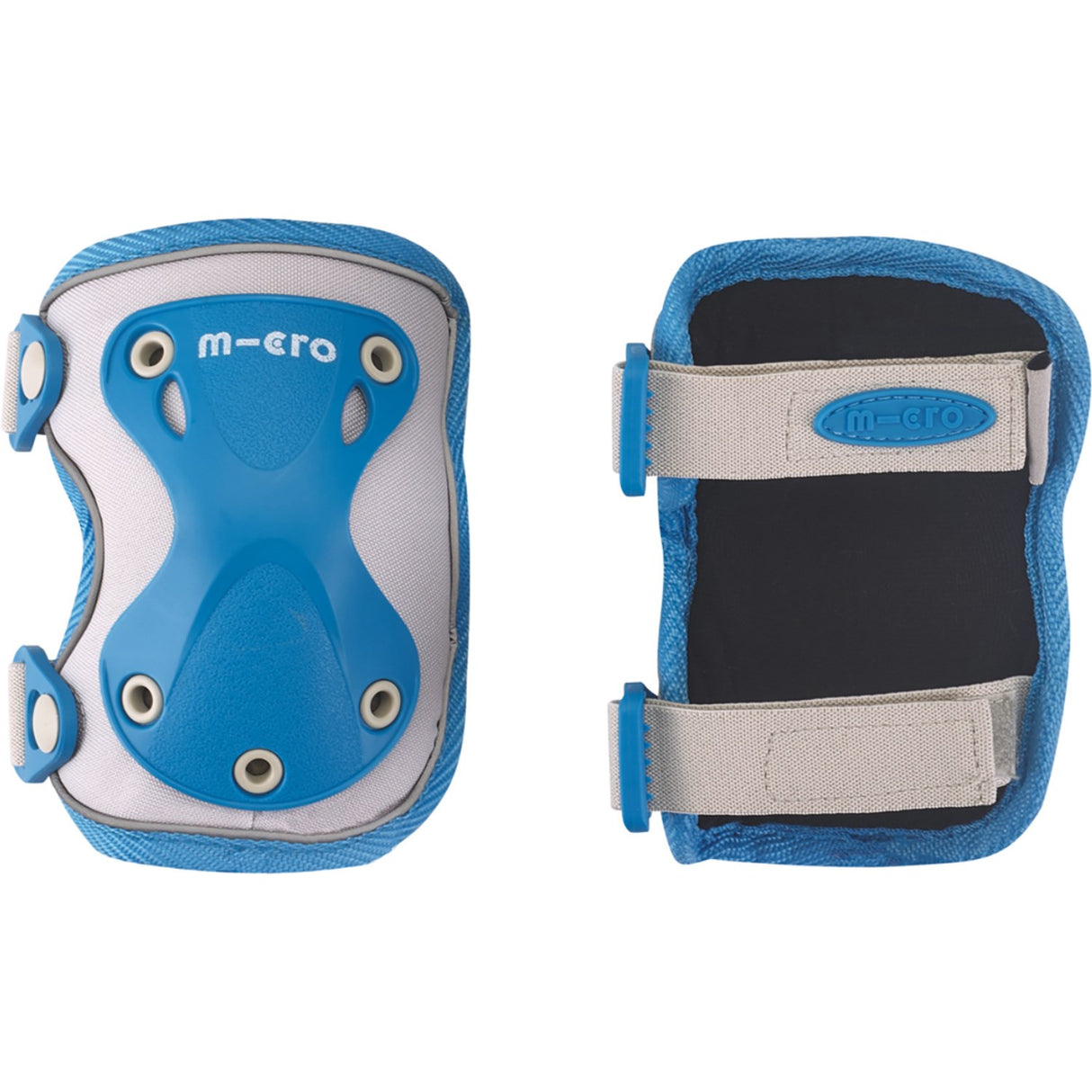 Micro Knee & Elbow Pads - Reflective Blue M