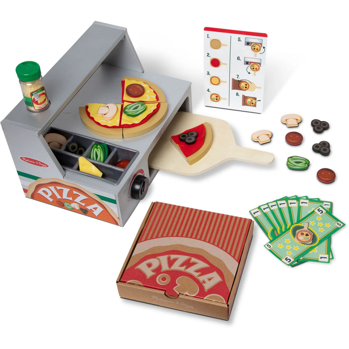 Melissa & Doug Multifarvet Legesæt Pizzaovn