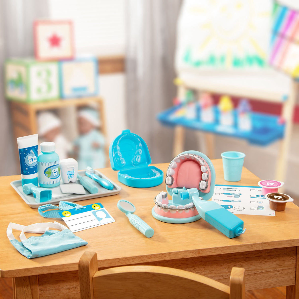 Melissa & Doug Multifarvet Toy Super Smile Dentist Play Set