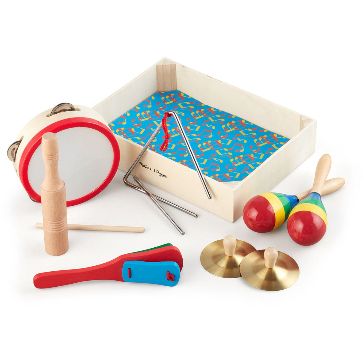 Melissa & Doug Multifarvet Musical Instrument Play Set Band-In-A-Box!