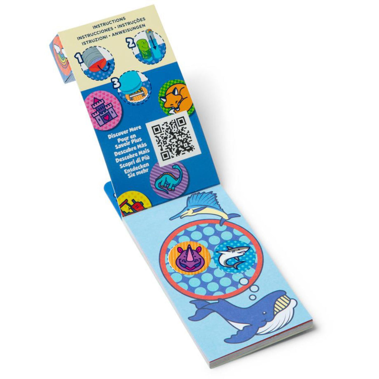 Melissa & Doug Blå Sticker Wow! Refill W/ Mini Pad Surprise Pack 1