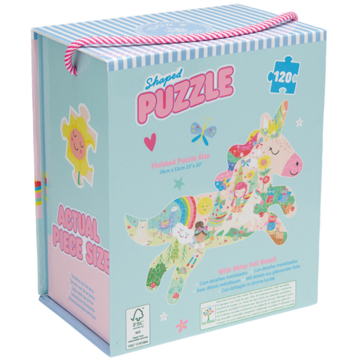 Floss & Rock Puslespil I Facon 120 Stk. - Rainbow Fairy