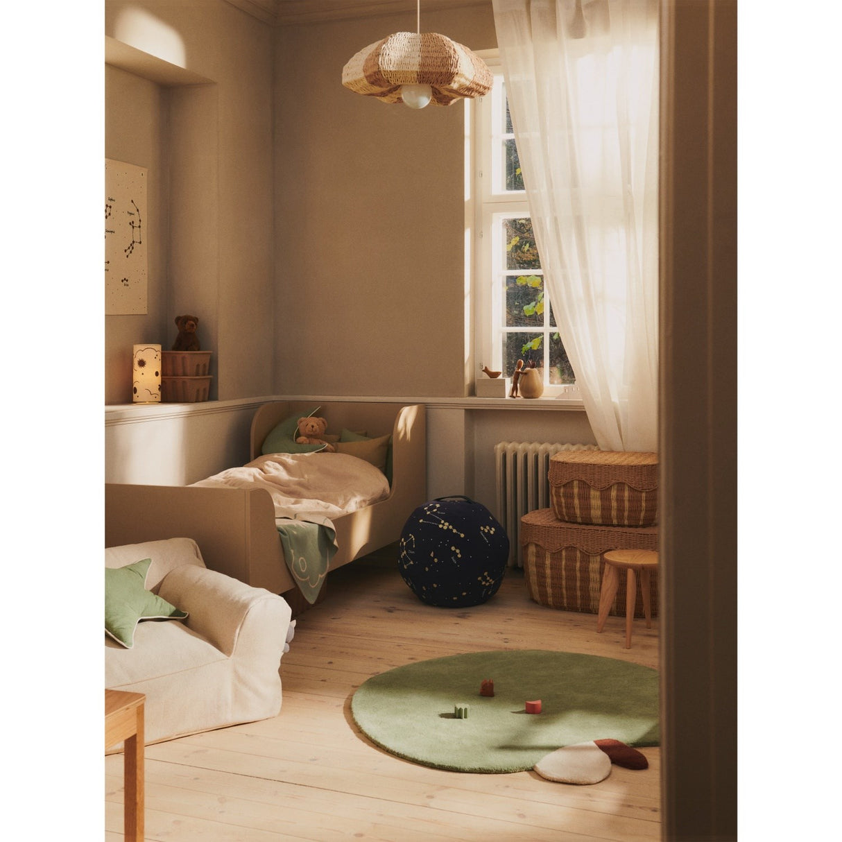 Ferm Living Tea Green Apple Tufted Rug
