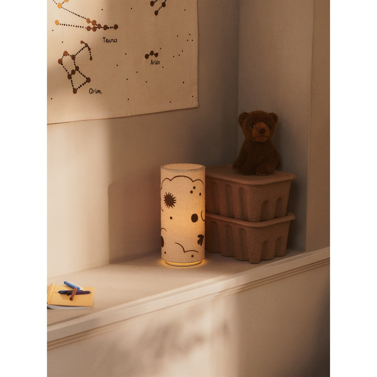 Ferm Living Undyed Constellation Textile Map