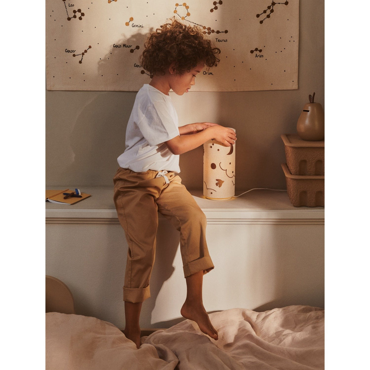 Ferm Living Undyed Constellation Textile Map