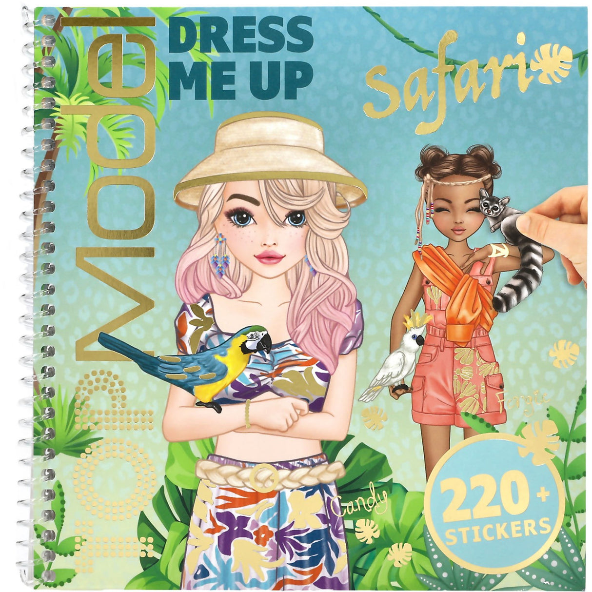 TOPModel Safari Dress Me Up Stickerbook