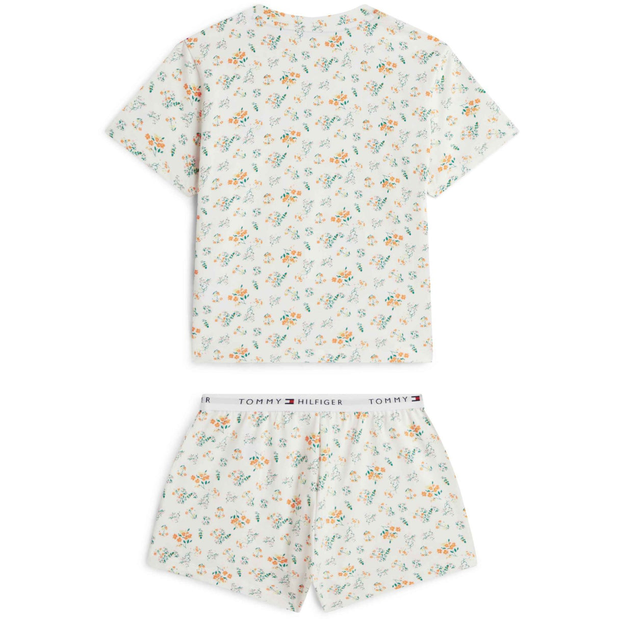 Tommy Hilfiger Traditional Floral Ecru Ss Pj Set
