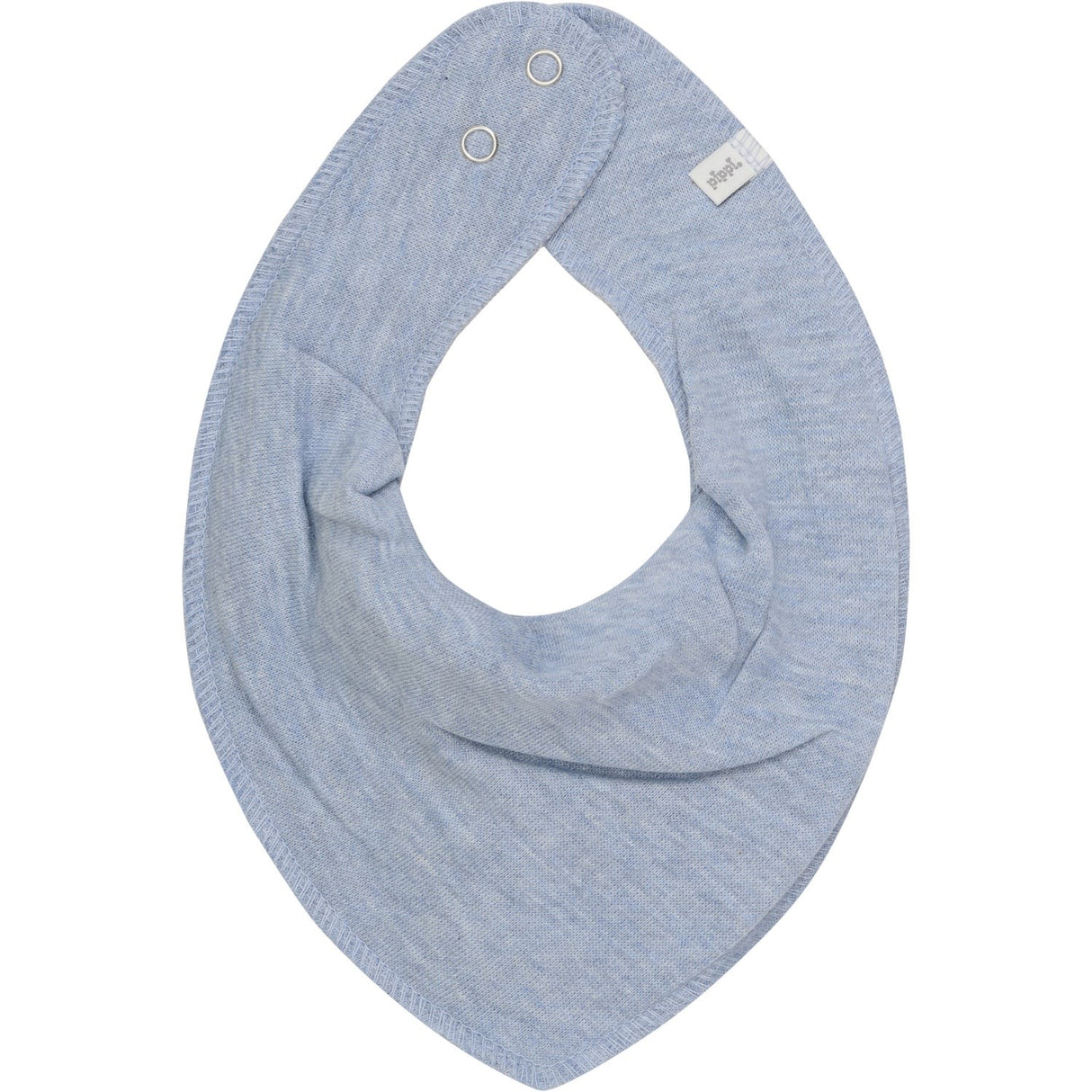 Pippi Blue Fog Bandana Bib - Solid (5-Pack)