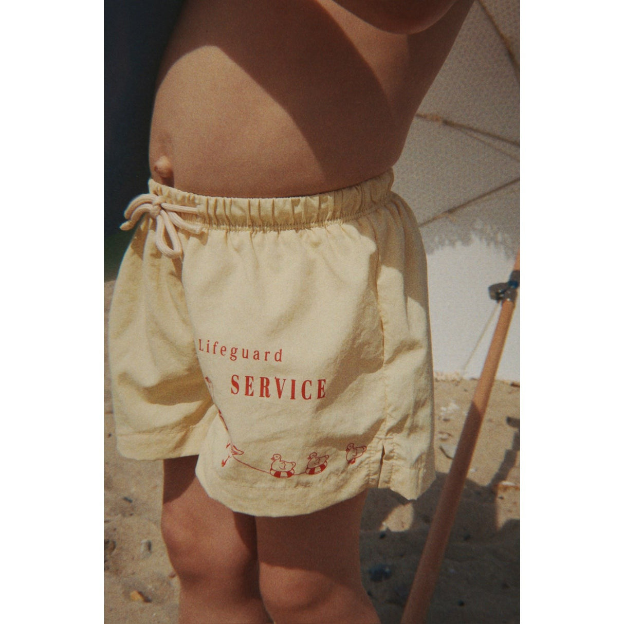 Konges Sløjd Banana Crepe Pomio Short Swim Shorts Grs