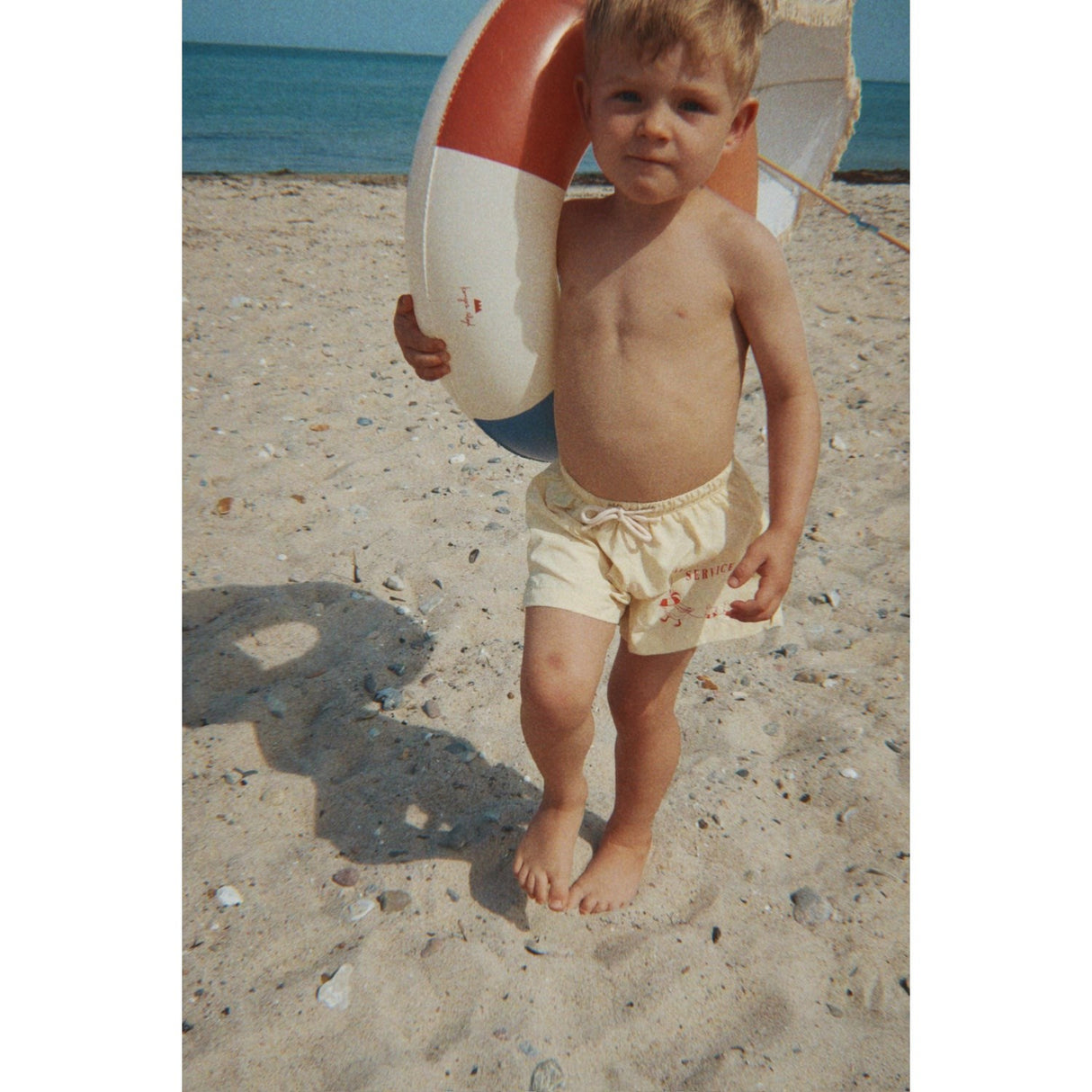 Konges Sløjd Banana Crepe Pomio Short Swim Shorts Grs