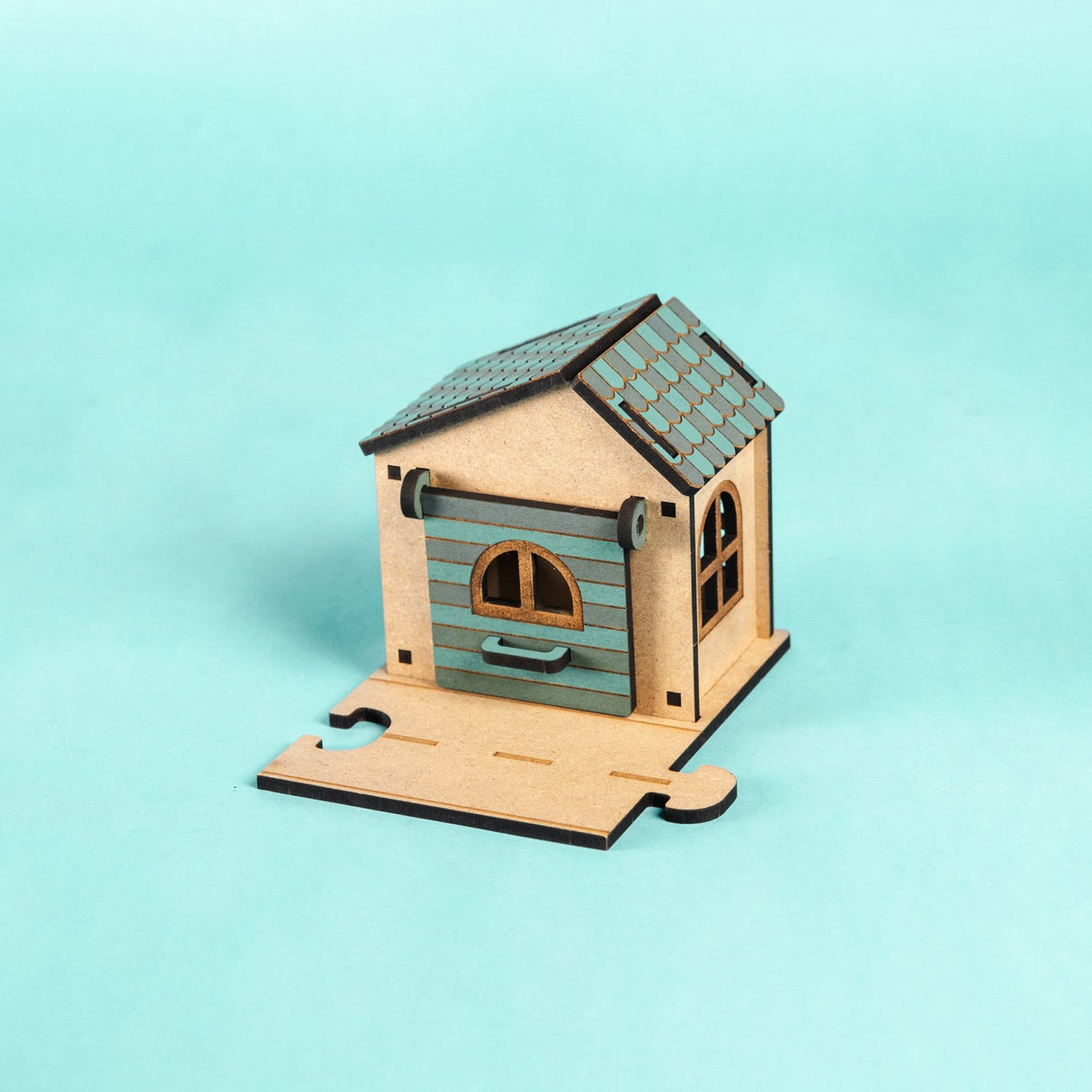 Crateit Town Wooden Toy Crossroad Cottage