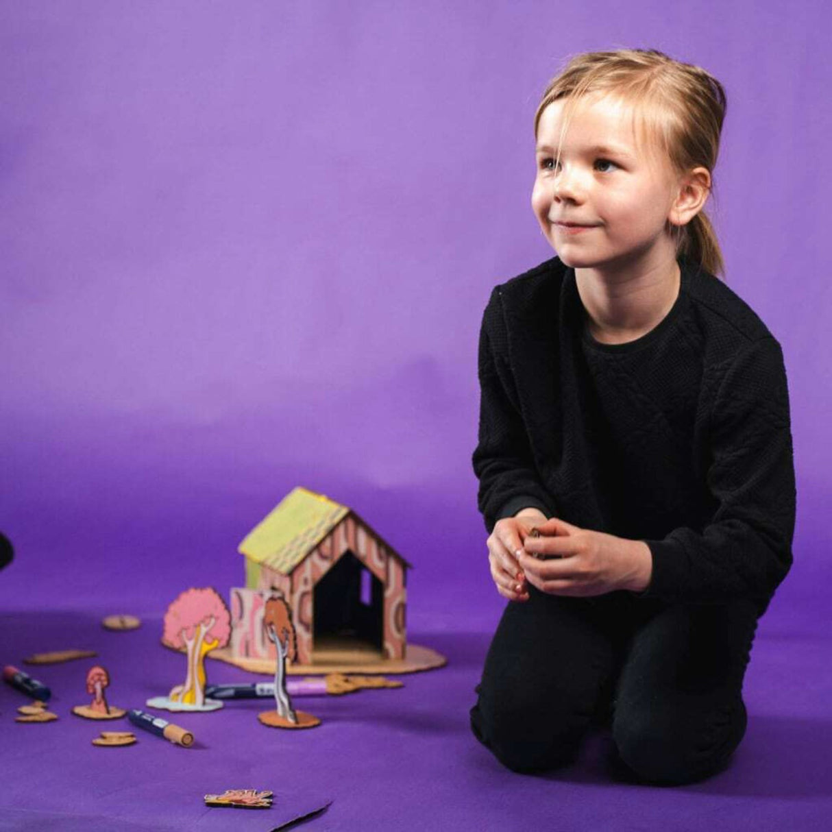Crateit Unicorn Wooden Toy Magic Forest