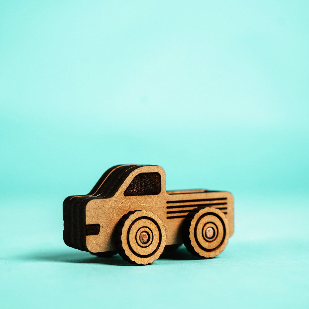Crateit Town Wooden Toy Thunder Truck