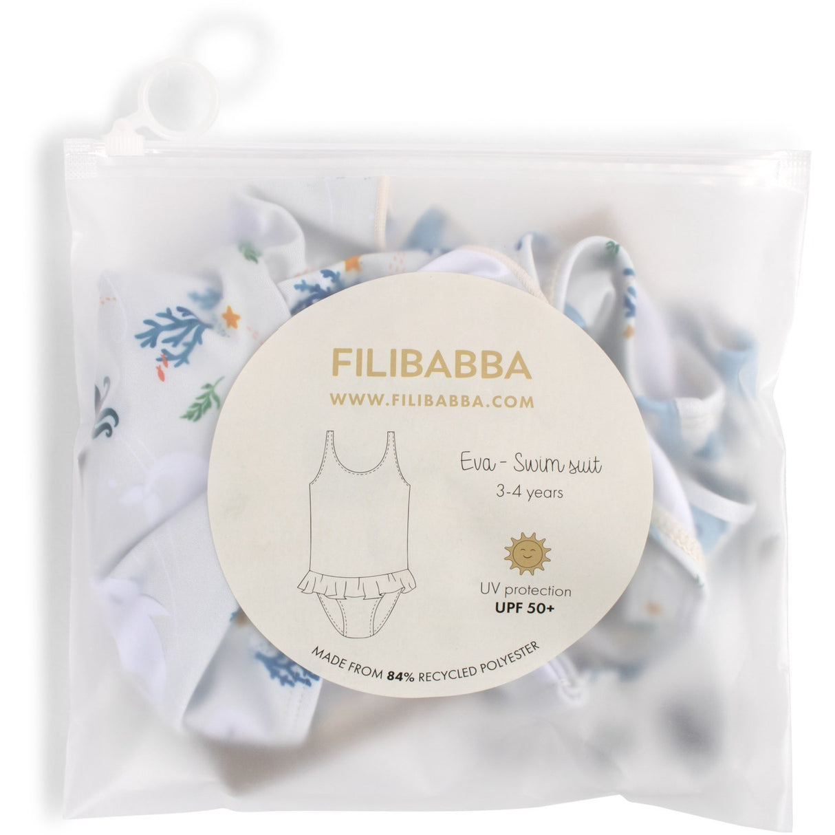 FILIBABBA Christian's Whale Tales Eva Bathing Suit