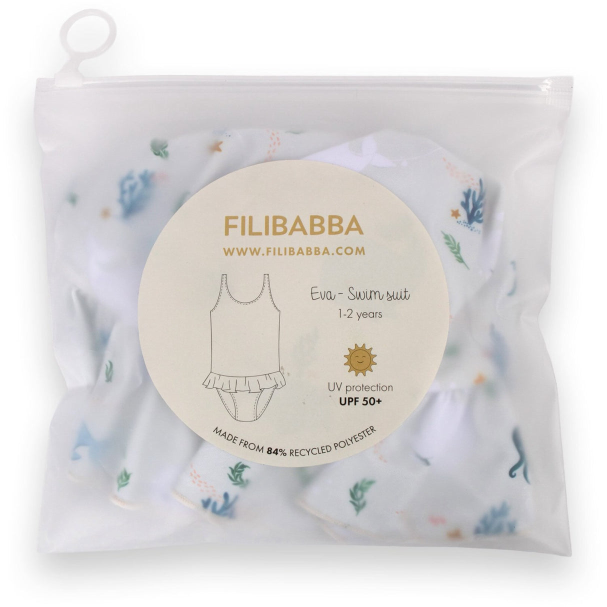 FILIBABBA Christian's Whale Tales Eva Bathing Suit