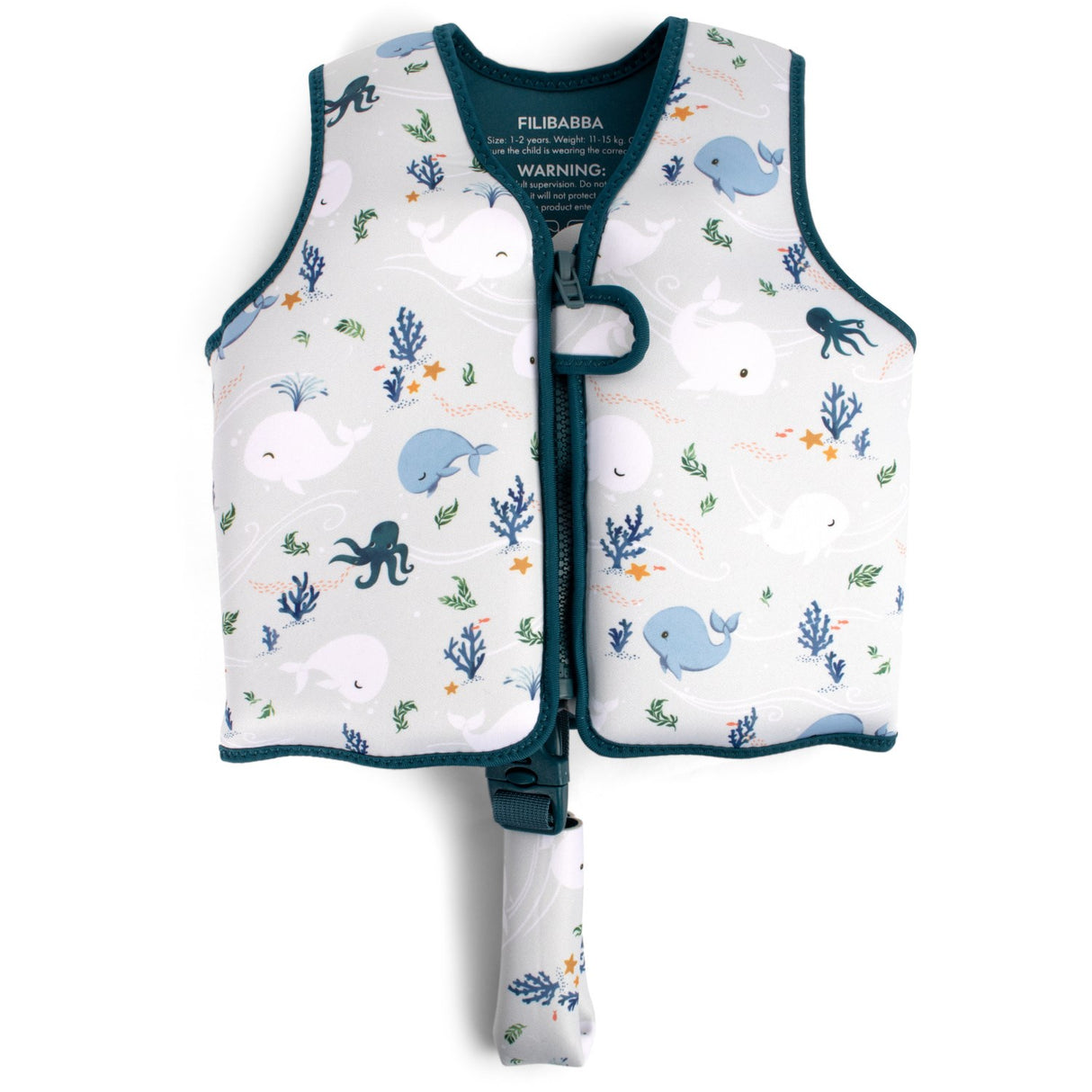 FILIBABBA Christian's Whale Tales Swim Vest