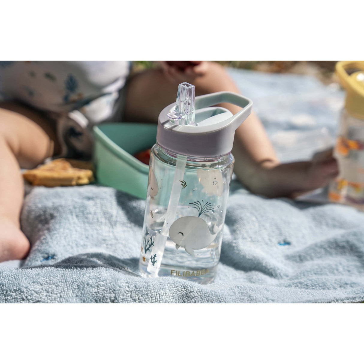 FILIBABBA Christian's Whale Tales Water Bottle