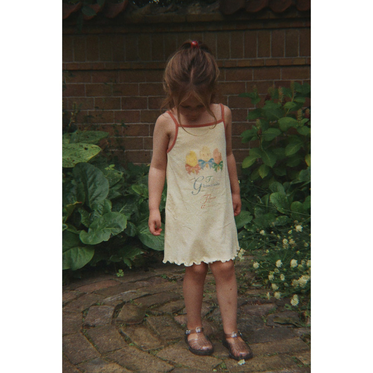 Konges Sløjd Banana Crepe Era Strap Dress Ocs
