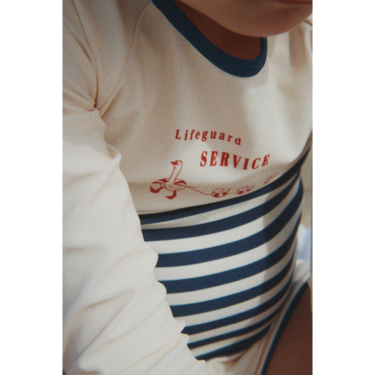 Konges Sløjd Marin Stripe Aster Swim Blouse Grs