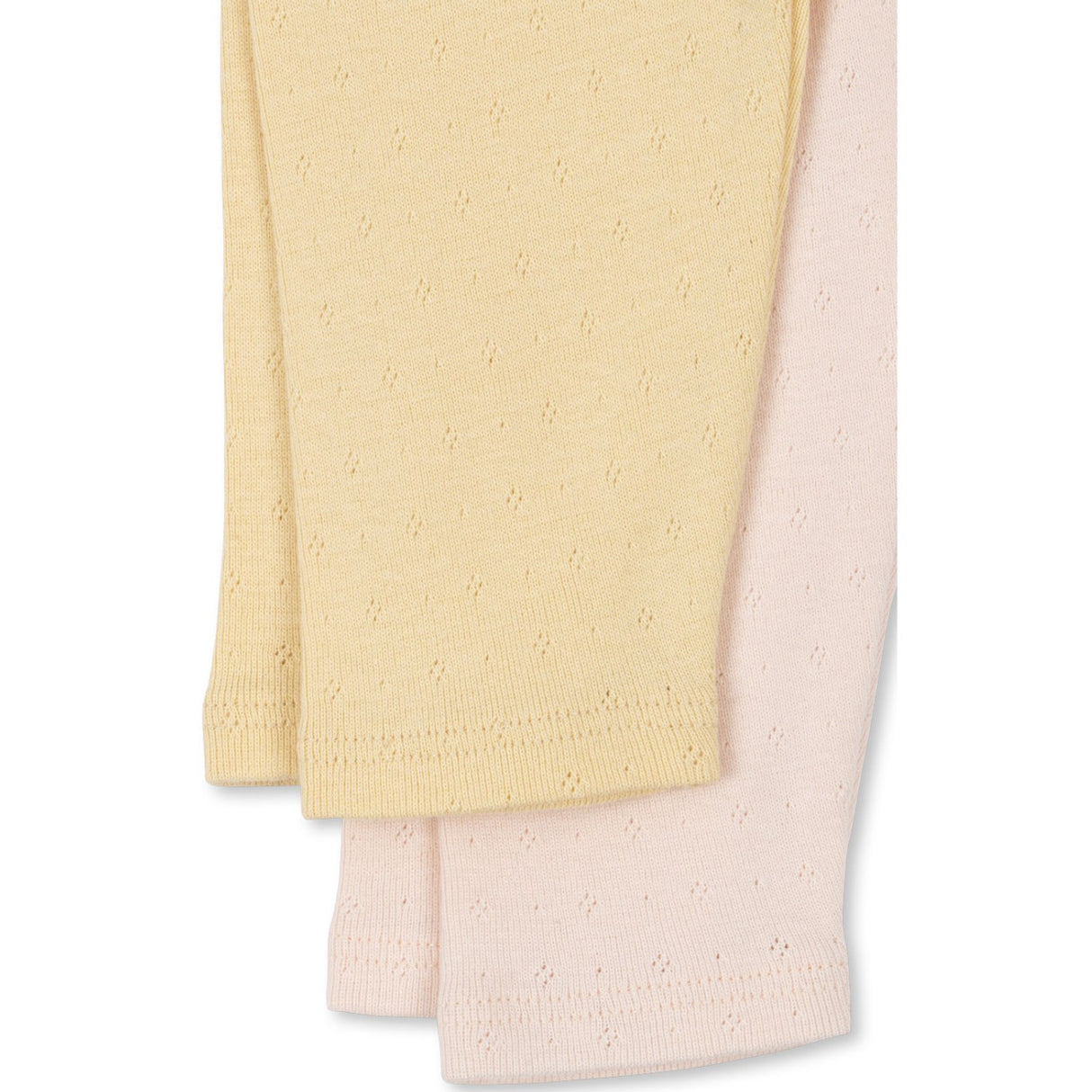 Konges Sløjd Banana Crepe/Creole Pink Fanga Perla 2 Pack Pants Ocs