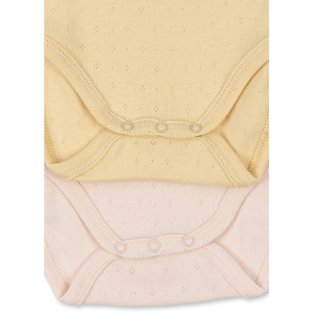 Konges Sløjd Banana Crepe/Creole Pink Fanga Perla 2 Pack Ss Body Ocs