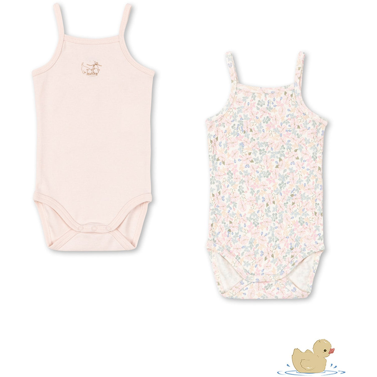Konges Sløjd Prato Fiori Aop/Creole Pink Fanga Fio 2 Pack Strap Body Ocs