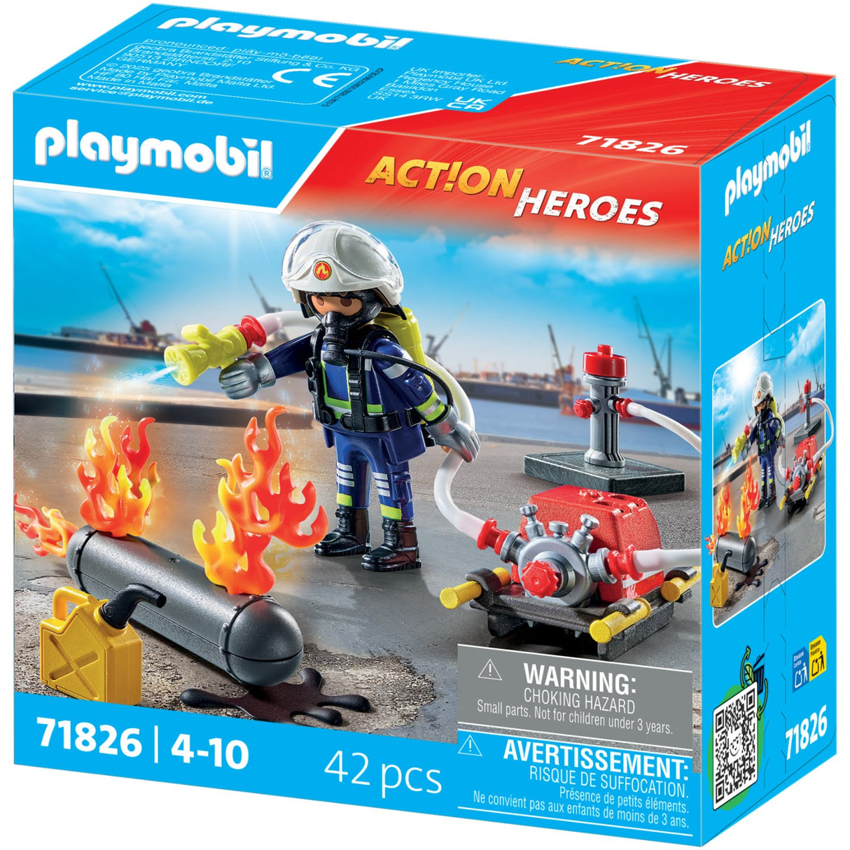 Playmobil® Firefighter With Water Pump