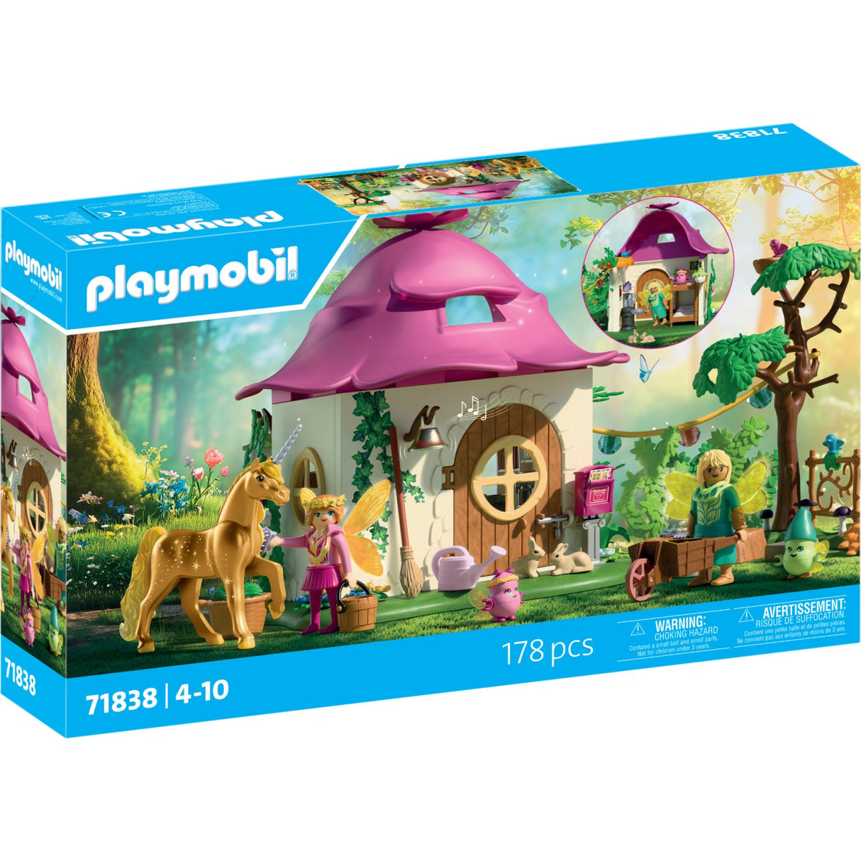 Playmobil® Cozy Fairy Home With Golden Unicorn
