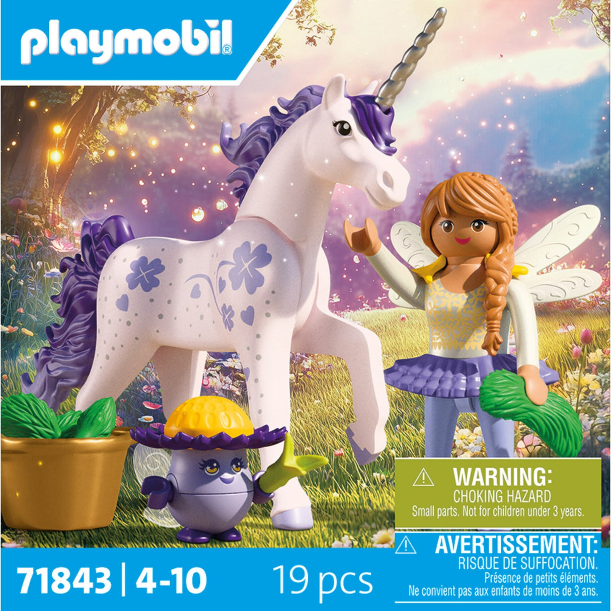 Playmobil® Collectible Unicorn: Lucky Lavender With Fairy